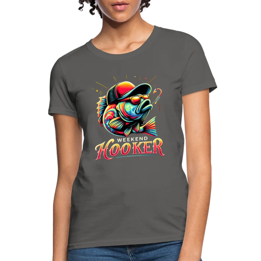 Weekend Hooker Fishing Women's Contoured T-Shirt