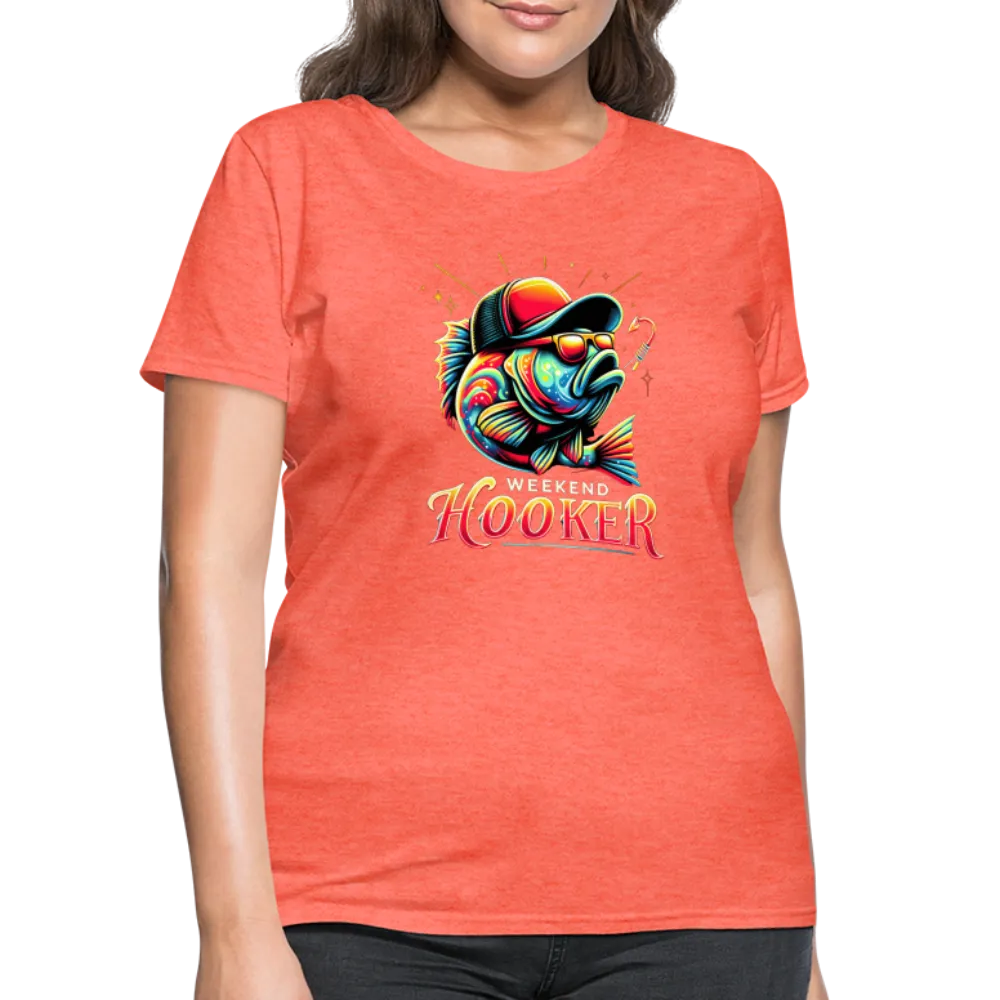 Weekend Hooker Fishing Women's Contoured T-Shirt