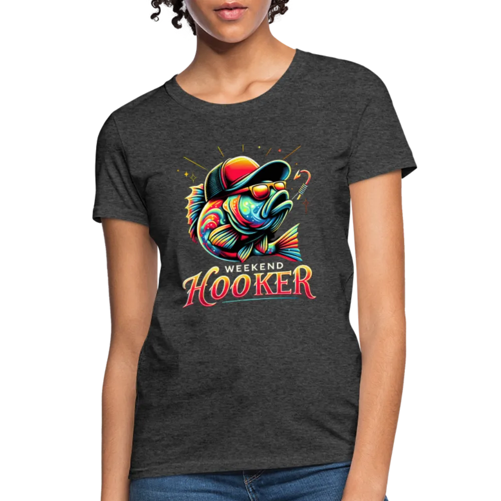 Weekend Hooker Fishing Women's Contoured T-Shirt