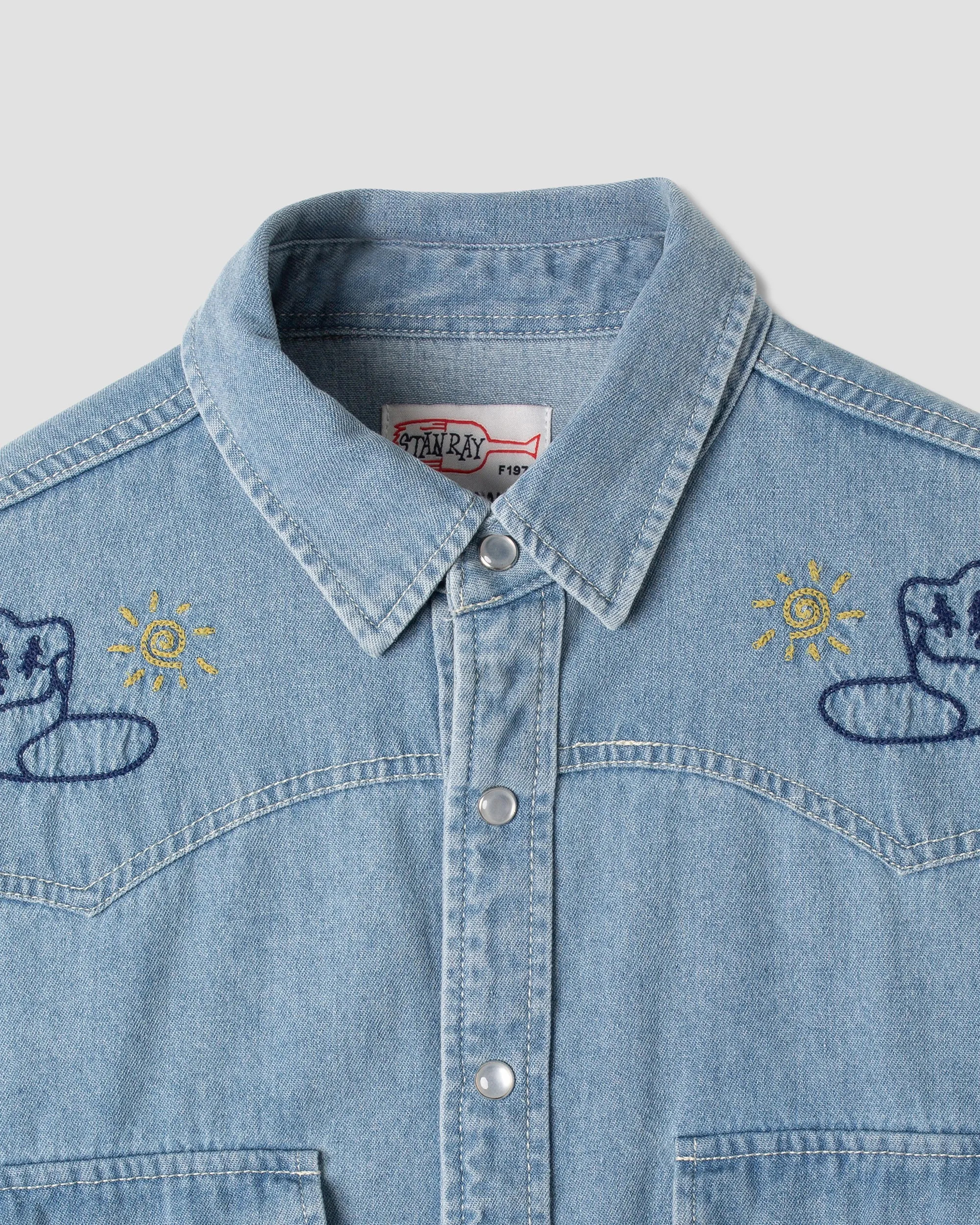 Western Shirt (Stonewashed W/Emb)