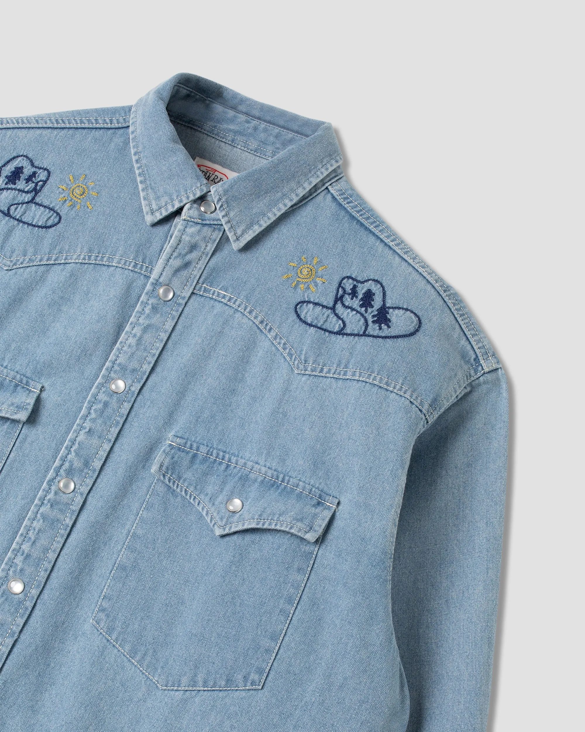 Western Shirt (Stonewashed W/Emb)
