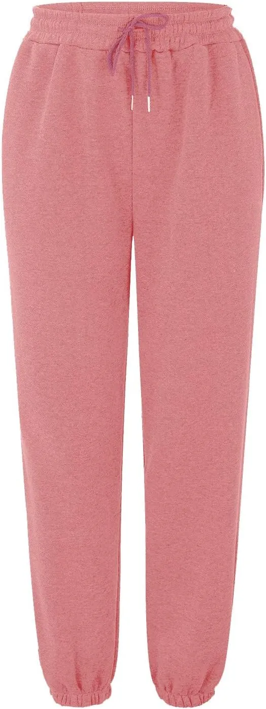 Women Cotton Linen Summer Letter Patched Palazzo Lounge Pants Elastic Waist Straight Loose Fit Palazzo Lounge