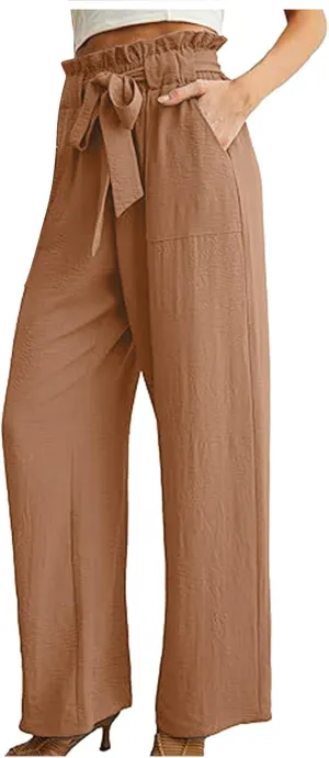 Women Linen Summer Letter Patched Pants Low Waist Long Lounge Slim Fit Pants Travel