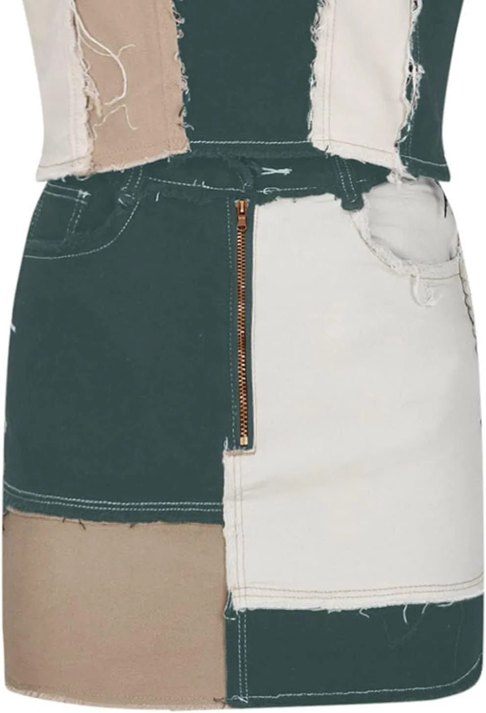 Women Skirts Denim Skirts for Women Midi Sexy Ruched Cowgirl Slit Plain Skirts 2025 Fashion Y2K