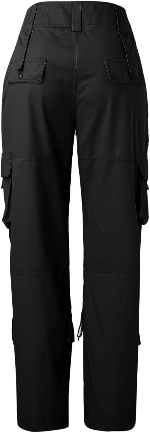 Women's Linen Summer Casual Loose Palazzo Pants Elastic Waisted Wide Leg Plus Size Palazzo Lounge Pants Trendy