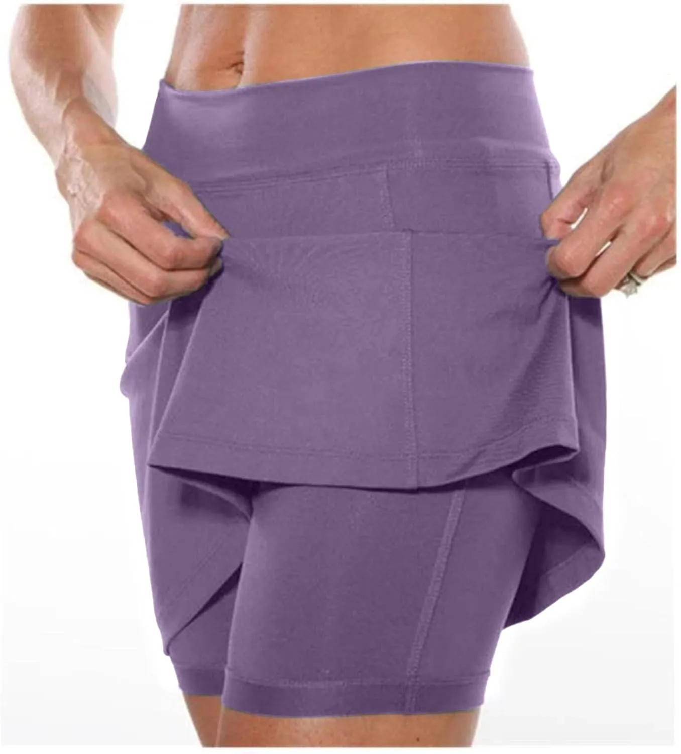 Women's Mini Tennis Skirt with Shorts 2025 Athletic Workout Cute Golf Skorts Trendy Summer Gym Clothes for Casual