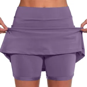 Women's Mini Tennis Skirt with Shorts 2025 Athletic Workout Cute Golf Skorts Trendy Summer Gym Clothes for Casual