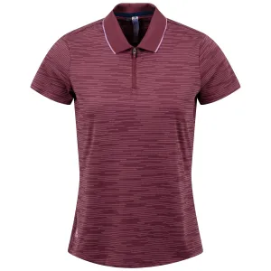 Womens Novelty Polo Quiet Crimson - AW22