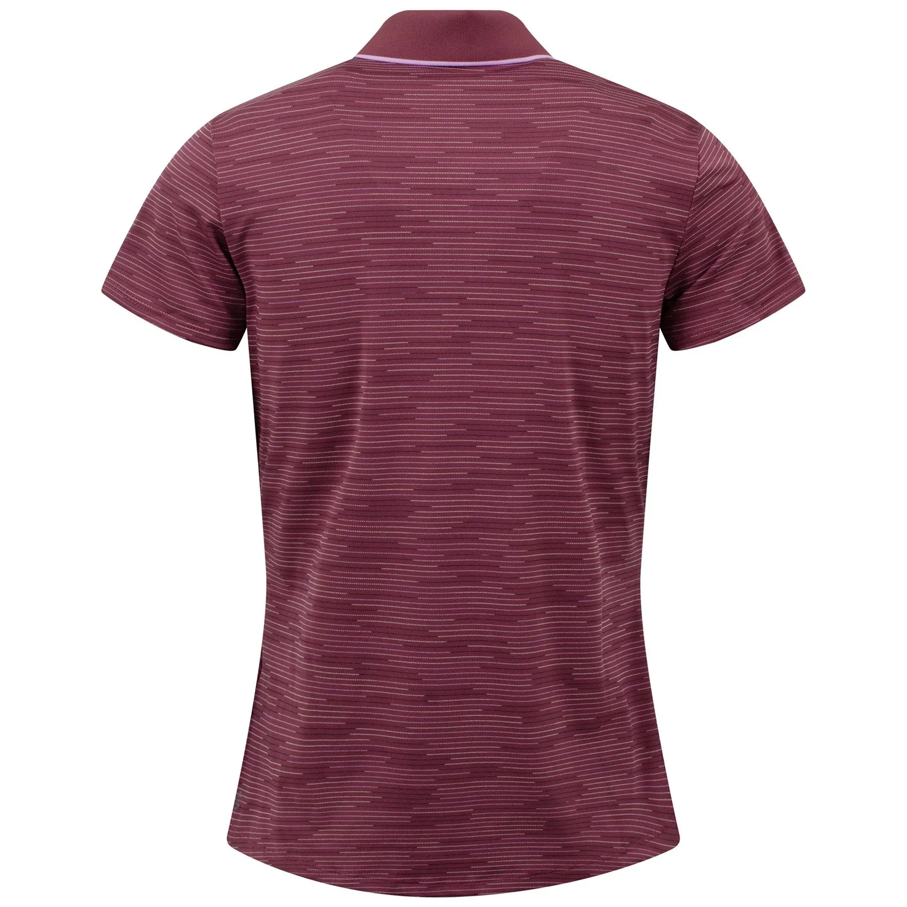 Womens Novelty Polo Quiet Crimson - AW22